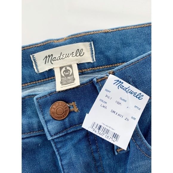 Nwt Madewell Roadtripper Jegging Ankle Zip Jeans - Picture 3 of 8